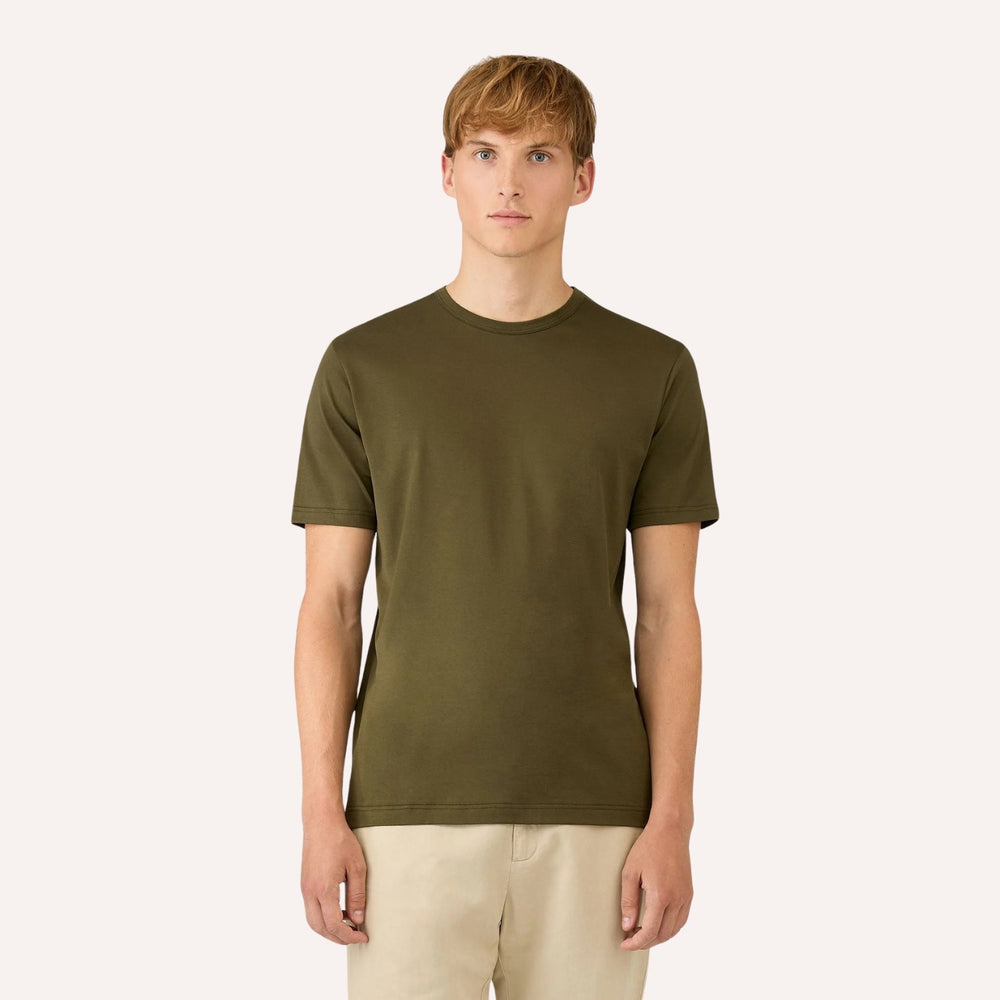 Deep Olive Classic Cotton T-shirt