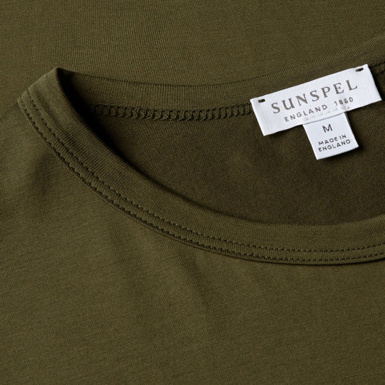 Deep Olive Classic Cotton T-shirt