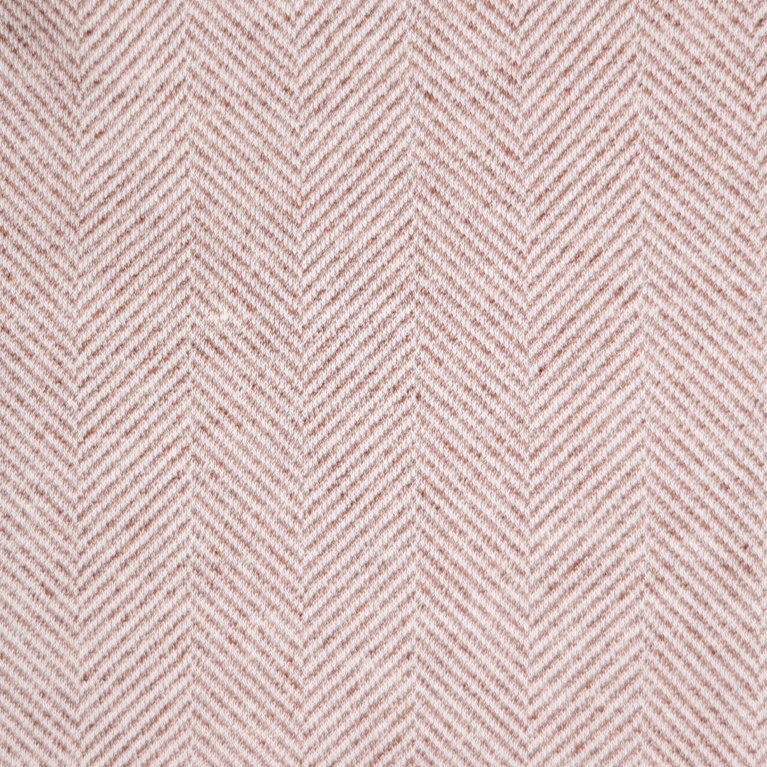 Taupe Herringbone Nehru Jacket