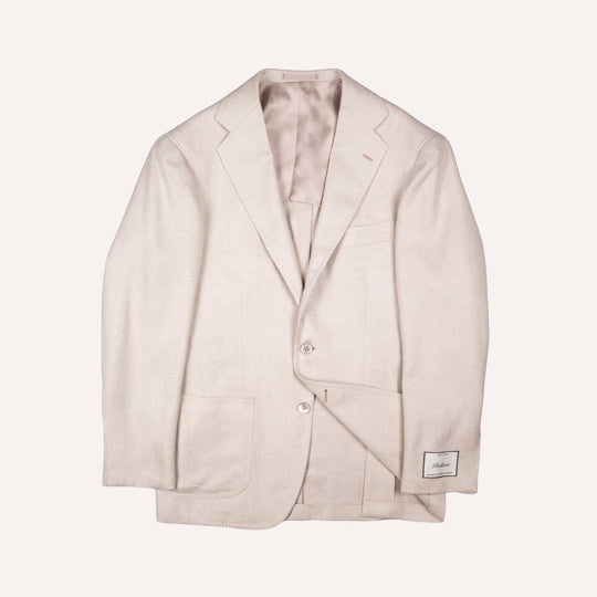 Sand Wool Linen Silk Meister Blazer