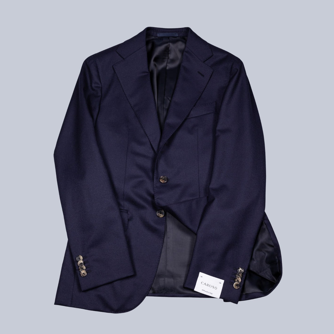 Dark Blue Brushed Wool Aida Suit