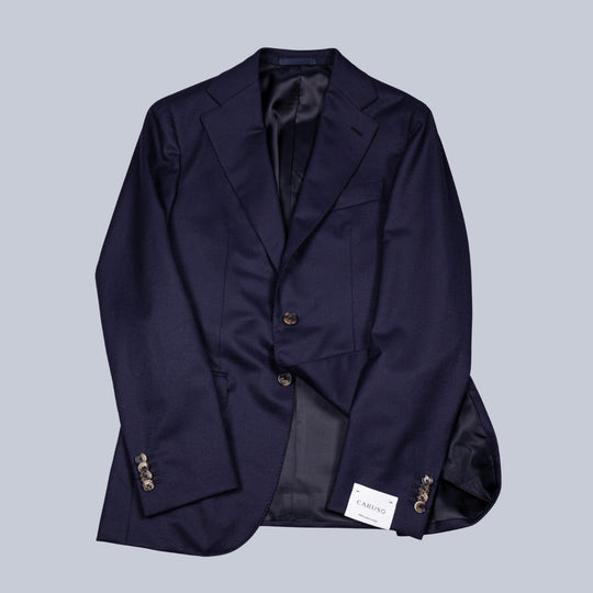 Dark Blue Brushed Wool Aida Suit