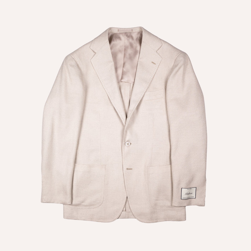 Sand Wool Linen Silk Meister Blazer