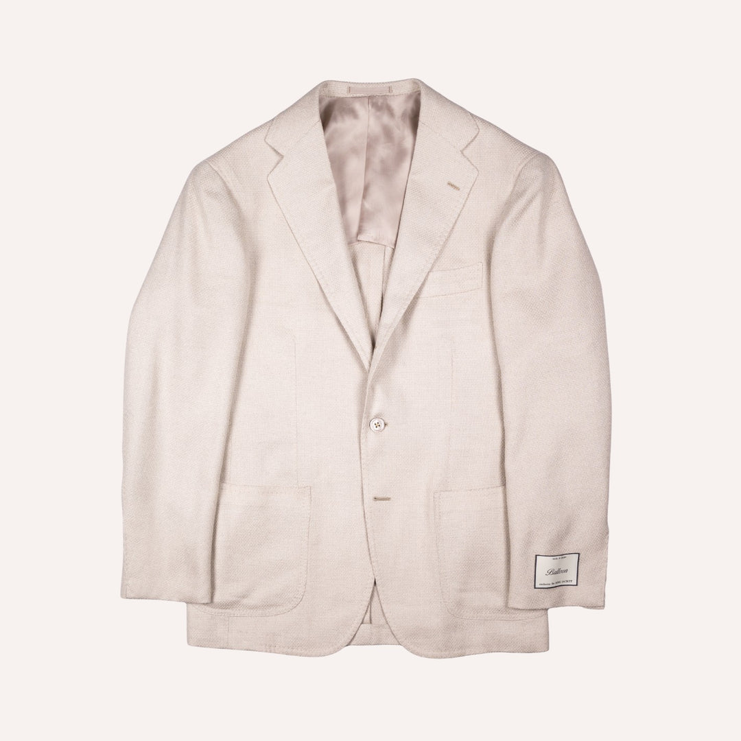 Sand Wool Linen Silk Meister Blazer