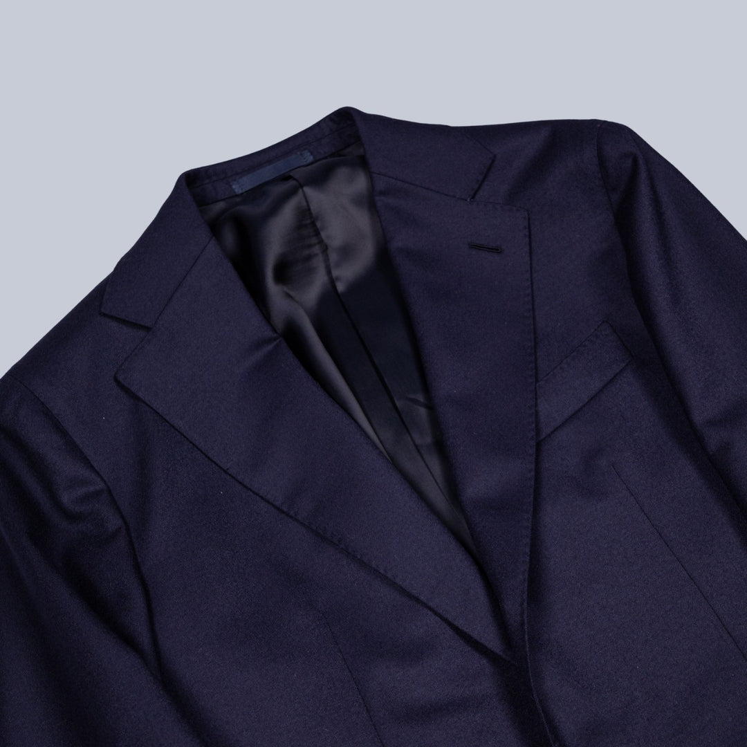 Dark Blue Brushed Wool Aida Suit