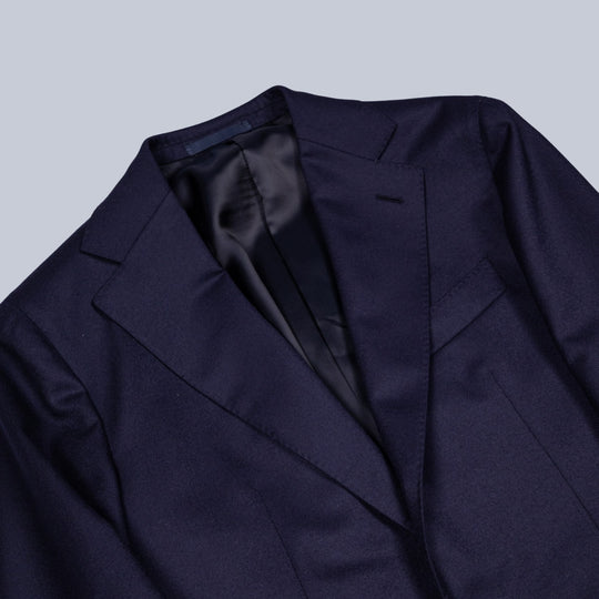 Dark Blue Brushed Wool Aida Suit