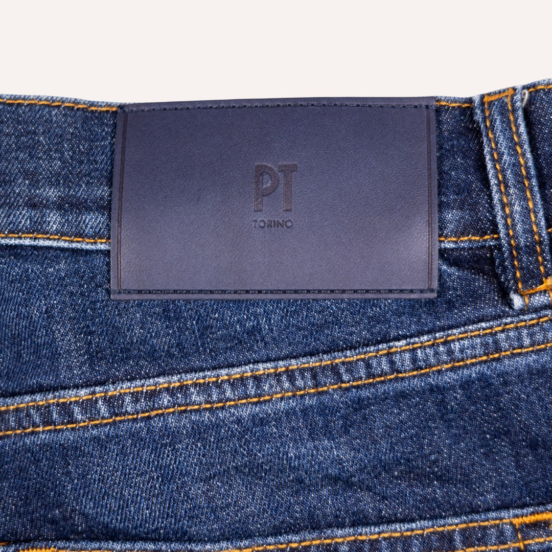 Washed Blue Japanese Stretch 11Oz Denim Regular Fit