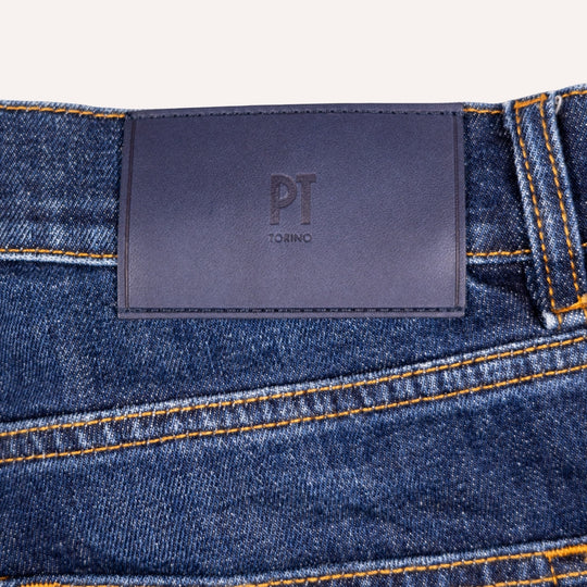 Washed Blue Japanese Stretch 11Oz Denim Regular Fit