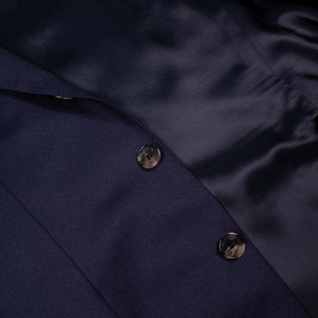 Dark Blue Brushed Wool Aida Suit