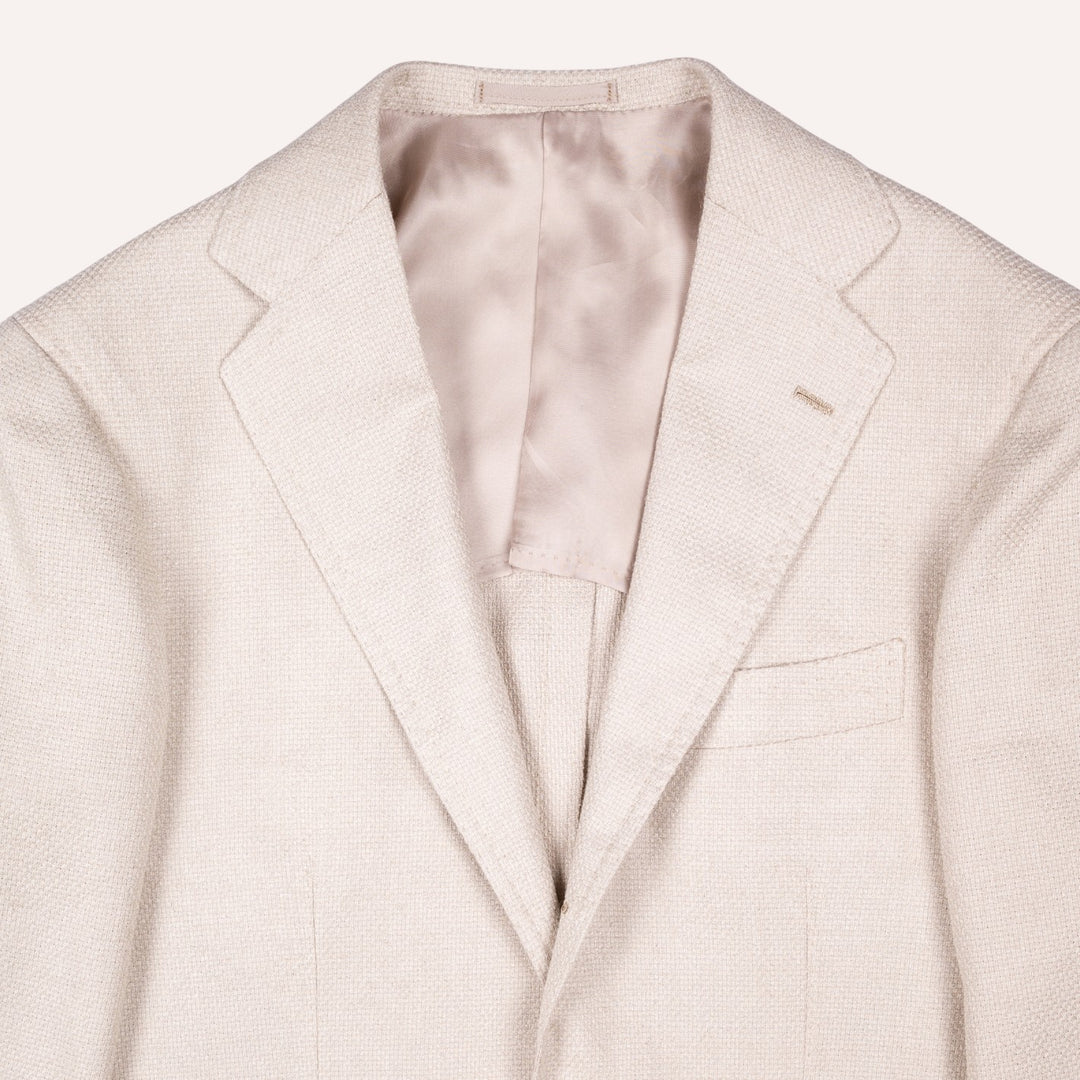 Sand Wool Linen Silk Meister Blazer