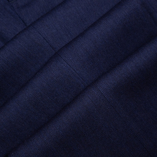 Navy Herringbone Calm Twist Suit