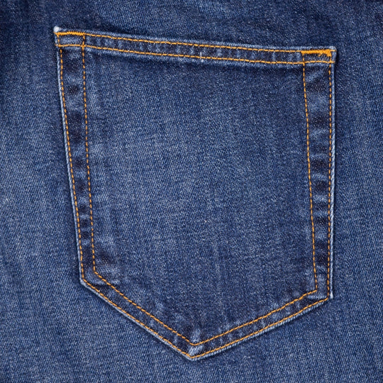 Washed Blue Japanese Stretch 11Oz Denim Regular Fit