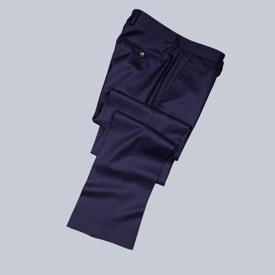 Dark Blue Brushed Wool Aida Suit