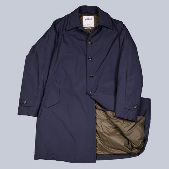 Navy Technical Down Filled Coat