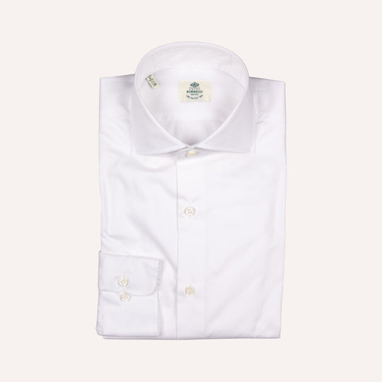 White Twill Cutaway Shirt