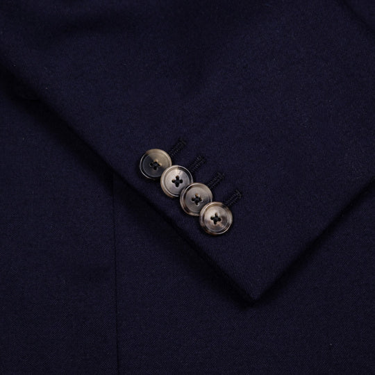 Dark Blue Brushed Wool Aida Suit
