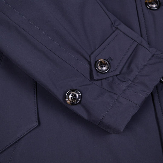Navy Technical Down Filled Coat