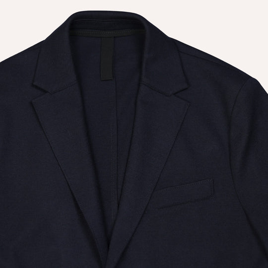 Navy Superfine Merino Wool Blazer