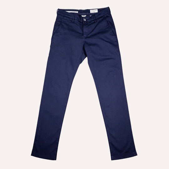 Navy Honeycomb 5 pocket Trousers