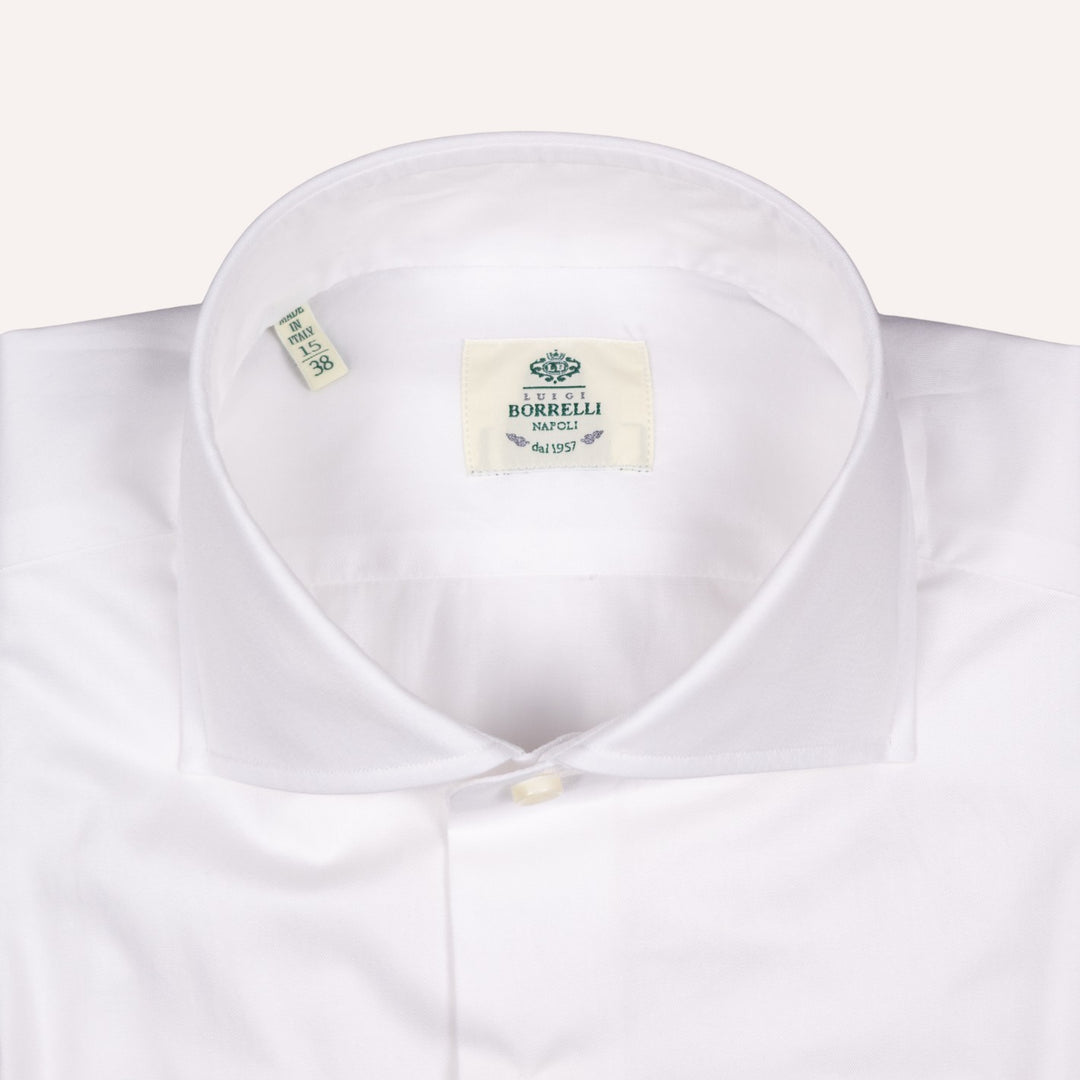 White Twill Cutaway Shirt