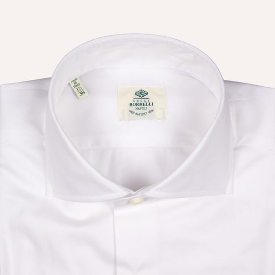 White Twill Cutaway Shirt