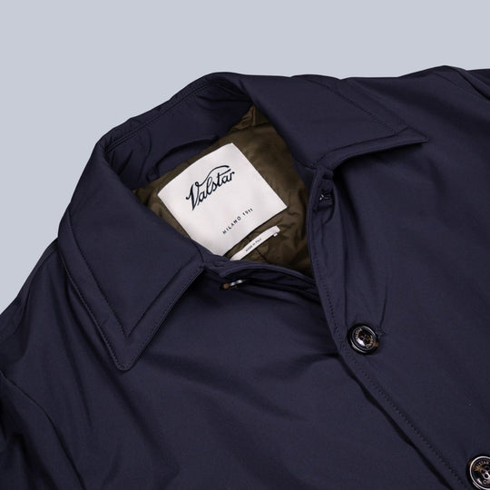 Navy Technical Down Filled Coat