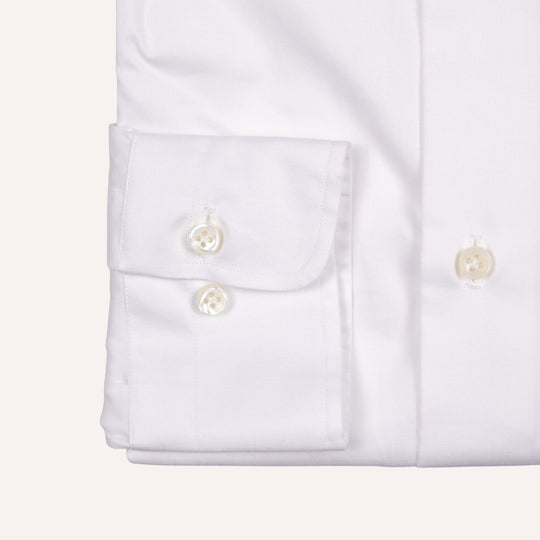 White Twill Cutaway Shirt