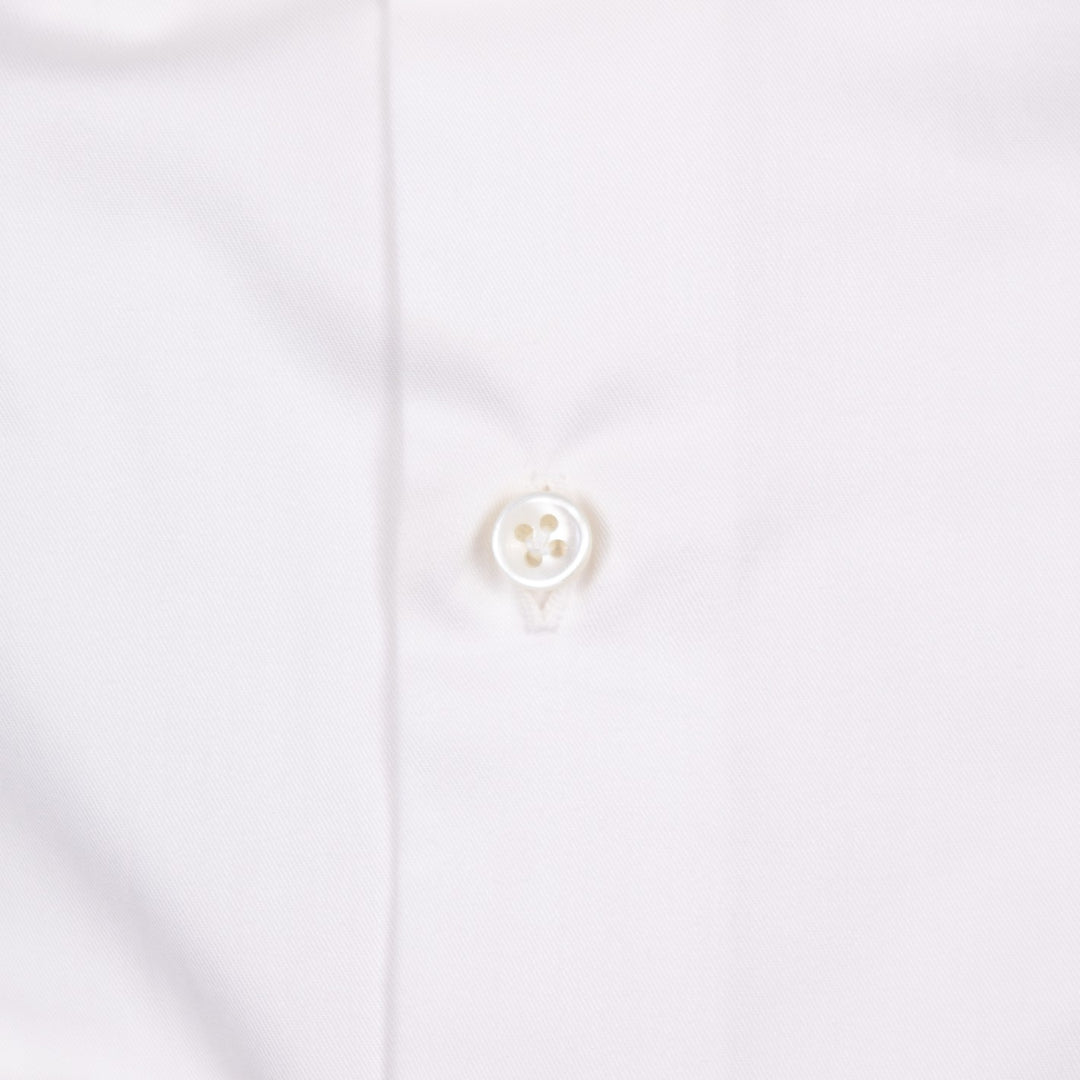 White Twill Cutaway Shirt