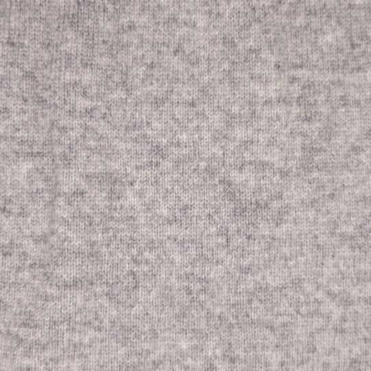 Light Grey Raglan Cashmere Crewneck Sweater