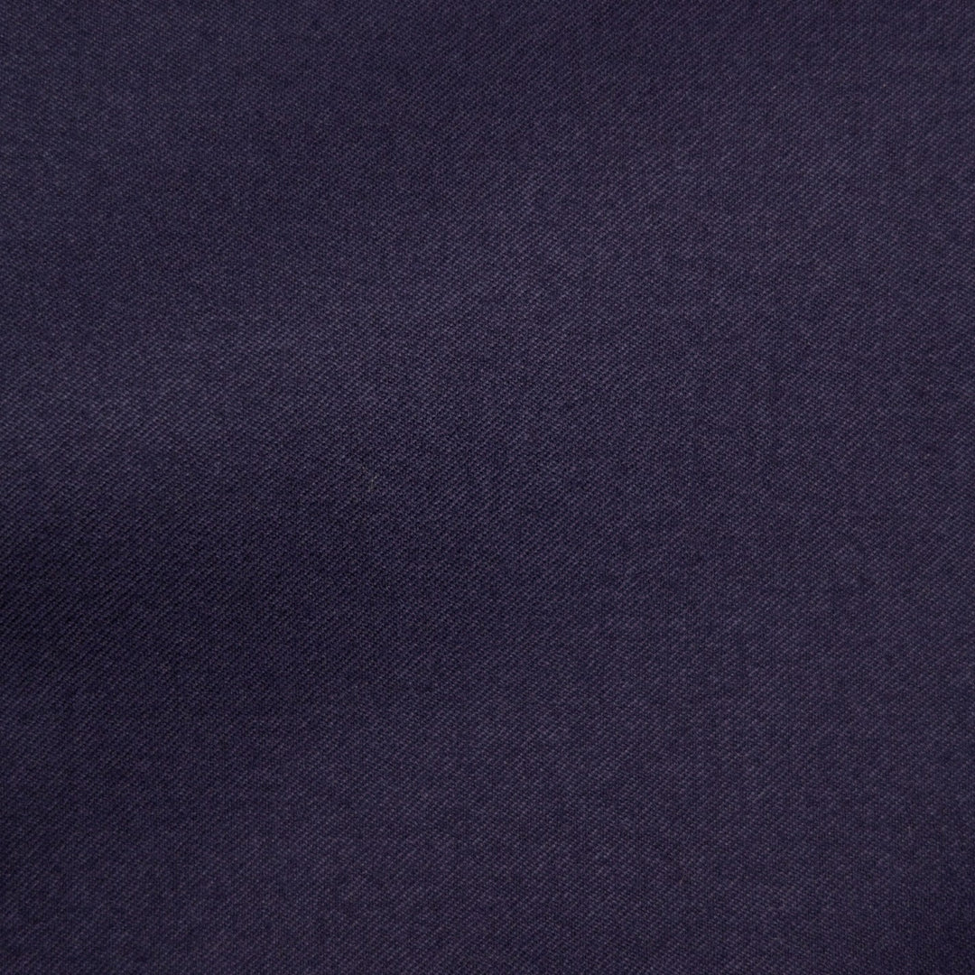 Navy Worsted Flannel Wool Suit
