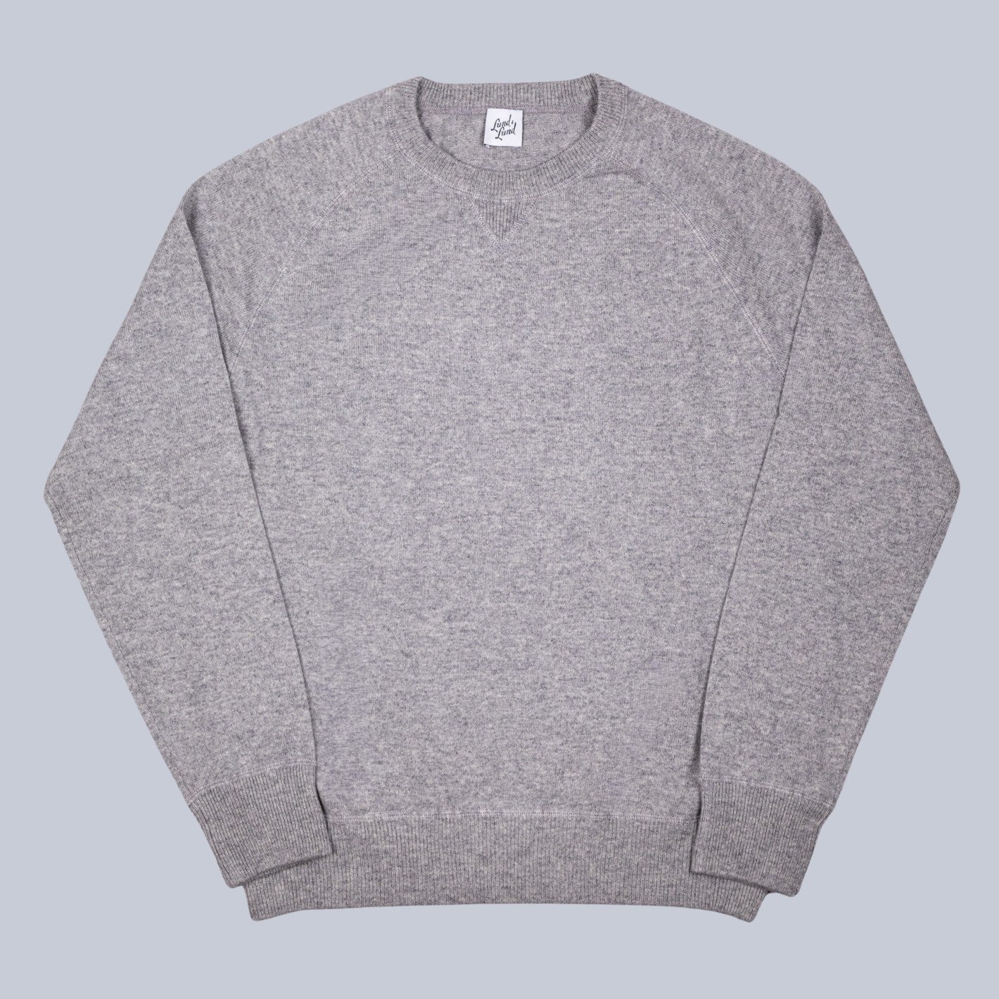 Grey Raglan Cashmere Sweater – Lund & Lund