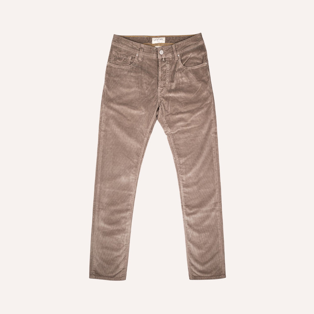 Taupe 5-Pocket Corduroy Trouser