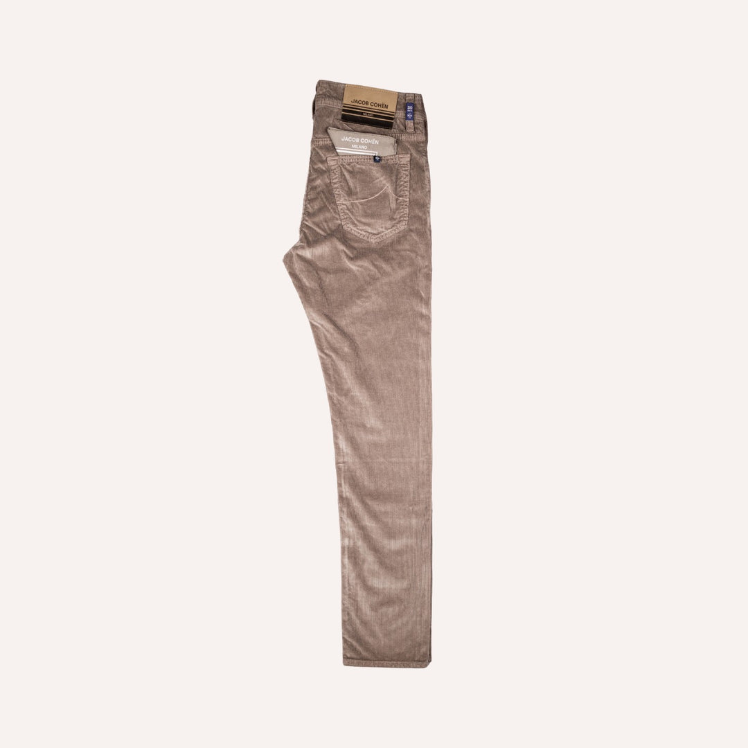 Taupe 5-Pocket Corduroy Trouser