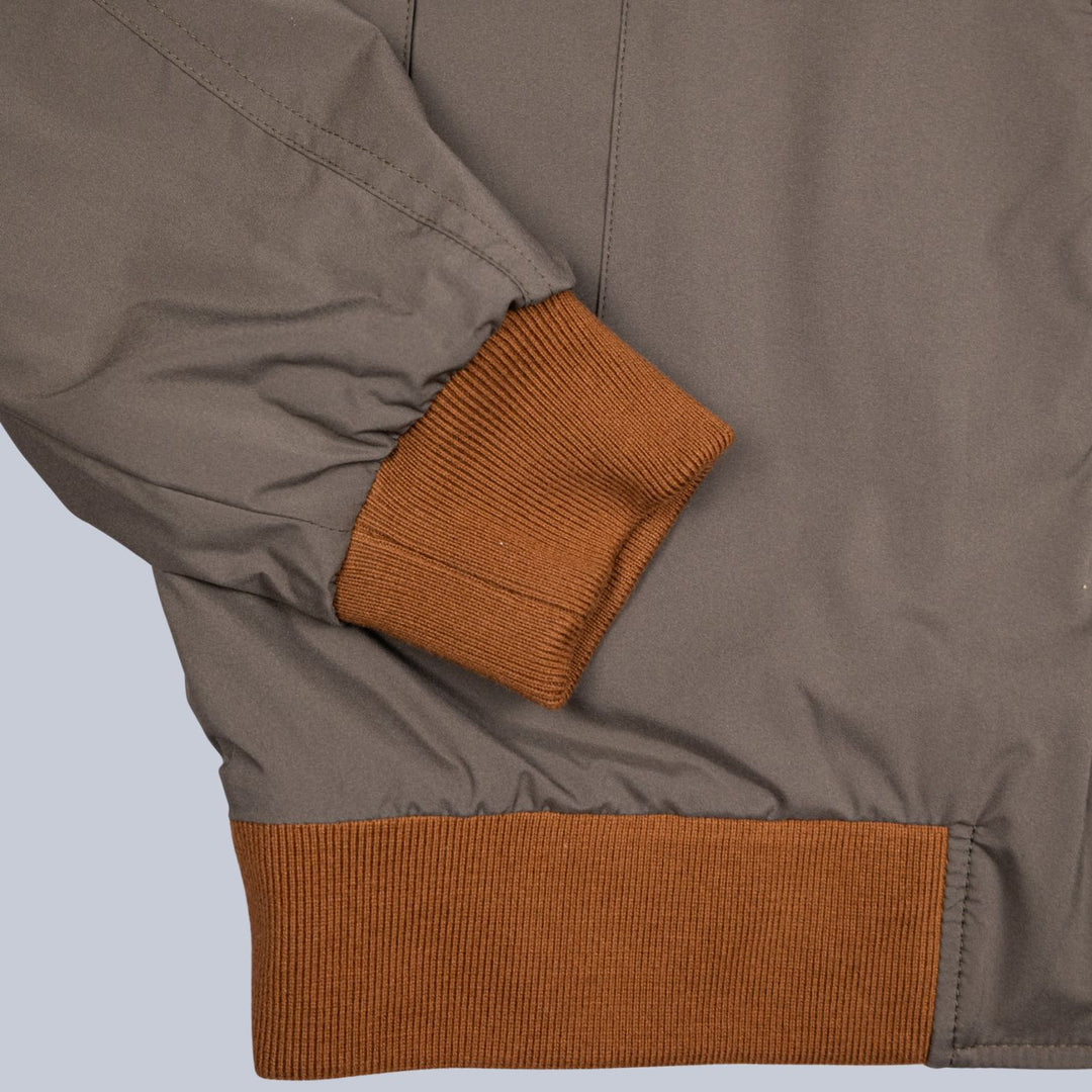 Brown Suede Reversible Zipper Valstarino Jacket