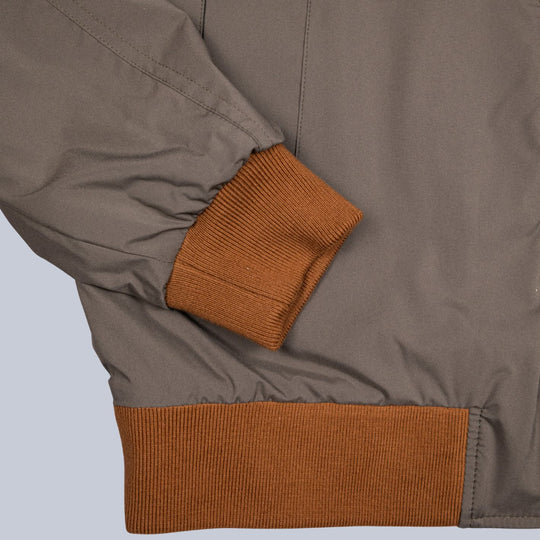 Brown Suede Reversible Zipper Valstarino Jacket