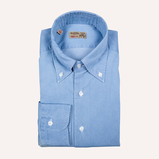 Light Blue Button Down Denim Shirt