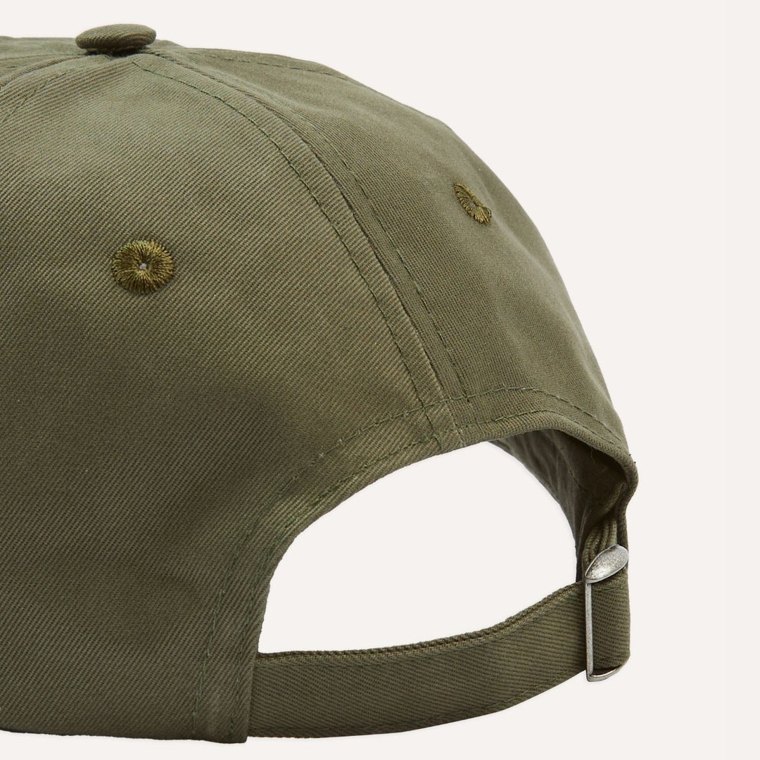 Khaki D Lasso Cotton Twill Baseball Cap