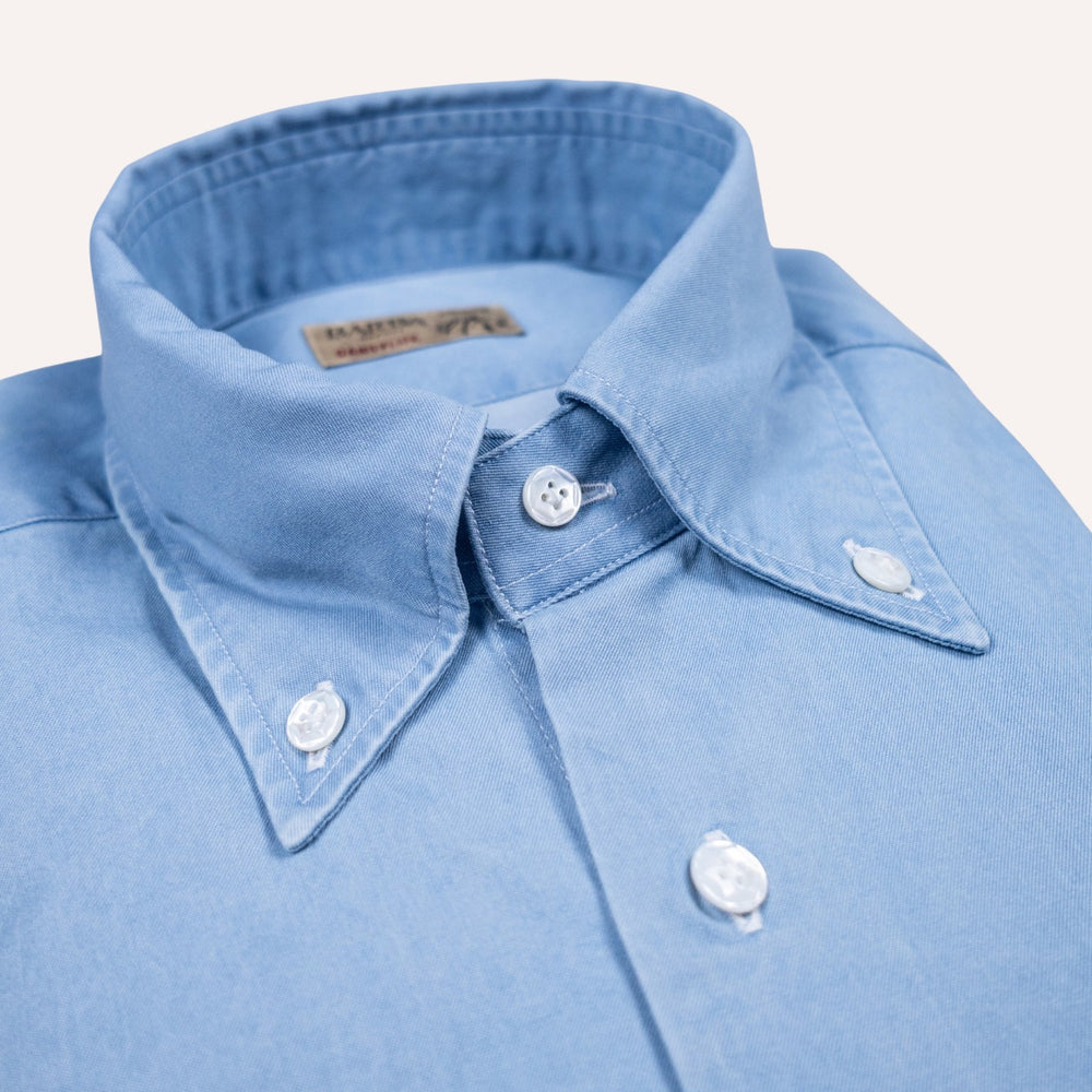 Light Blue Button Down Denim Shirt