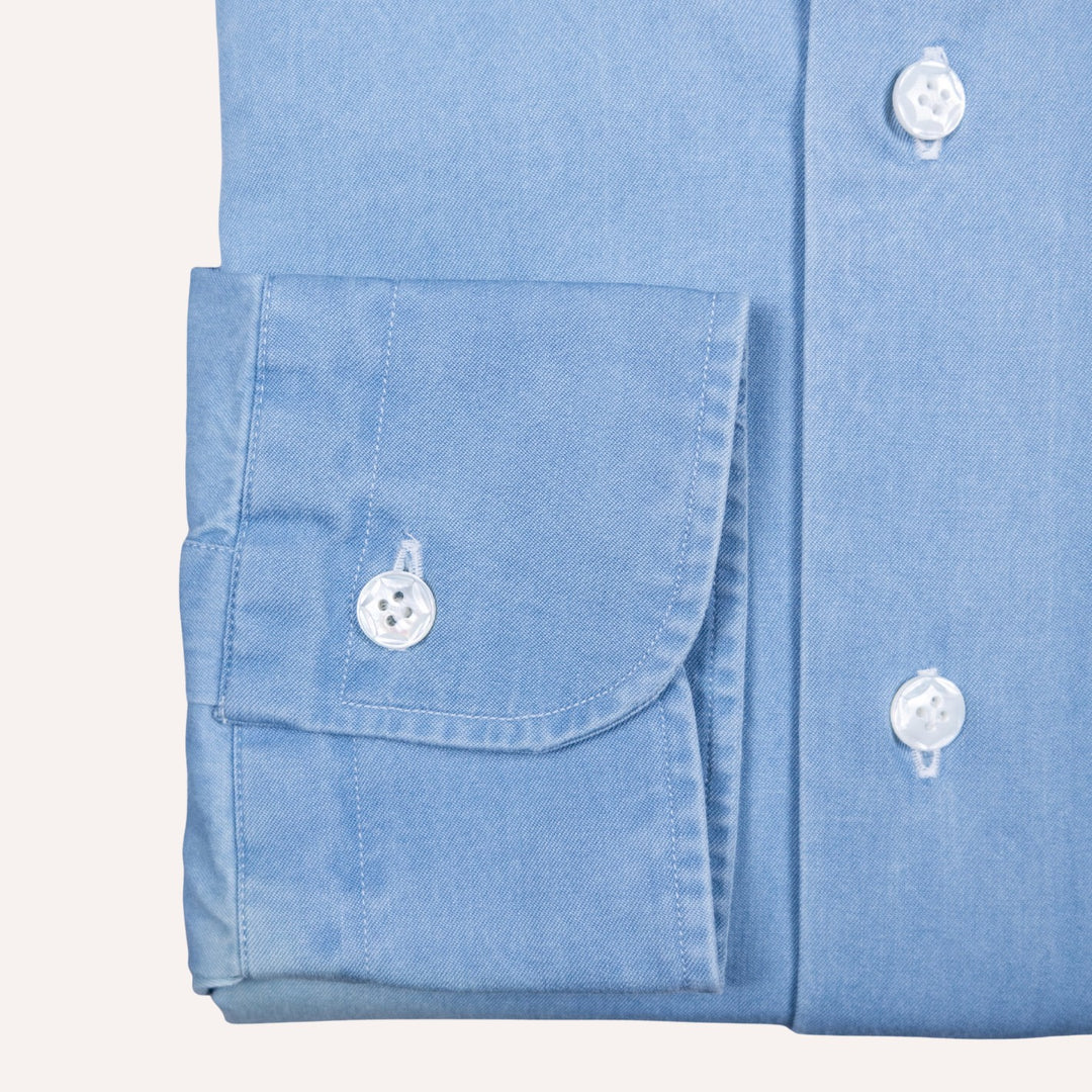Light Blue Button Down Denim Shirt