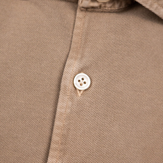 Dark Taupe Cotton Jersey Shirt