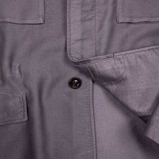Taupe Cotton Modal Safari Jacket