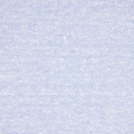 Ice Blue Linen Cotton Long Sleeve Polo