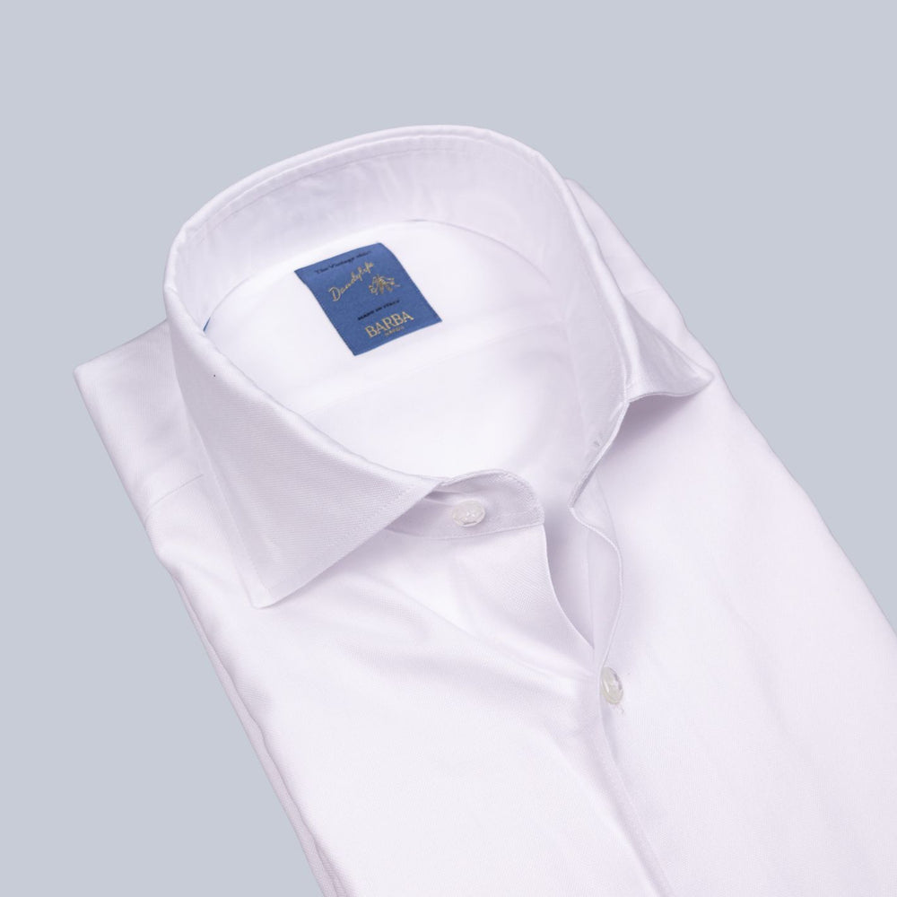 White Royal Oxford Cutaway Shirt