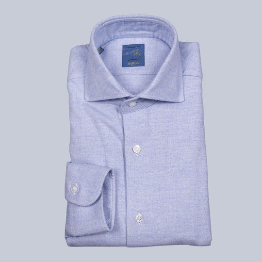 Light Blue Flannel Cutaway