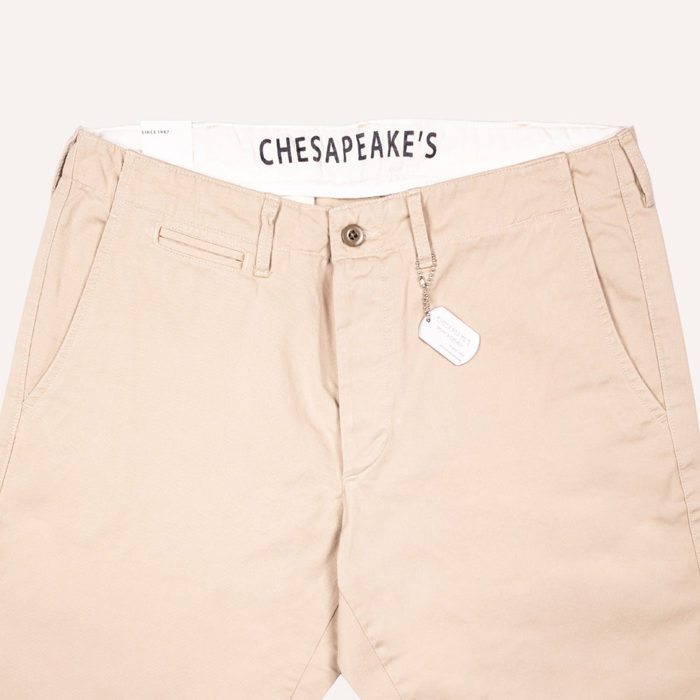 Sand Gabardine Officer Chino