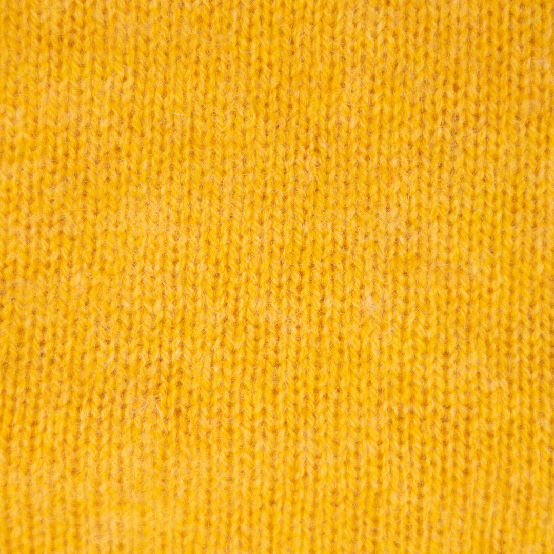 Nectar Yellow Lambswool Crewneck Sweater