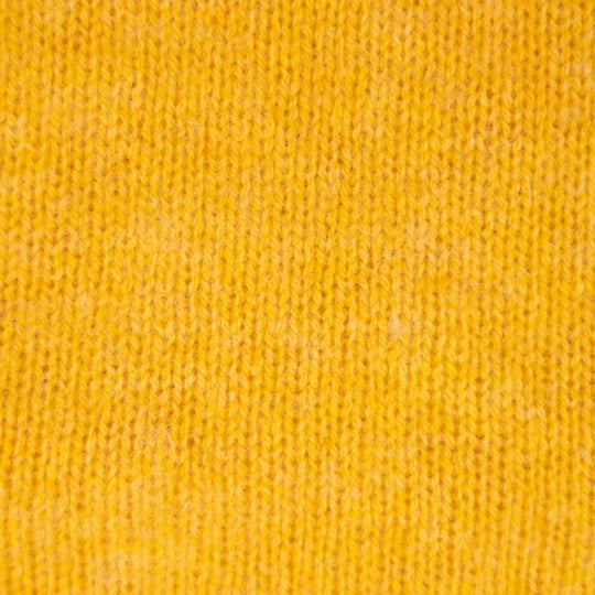 Nectar Yellow Lambswool Crewneck Sweater