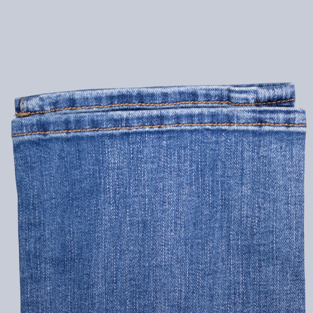 Mid Blue Wash Denim Slim Fit Jeans