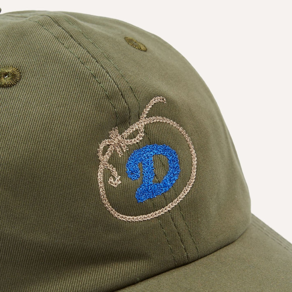 Khaki D Lasso Cotton Twill Baseball Cap