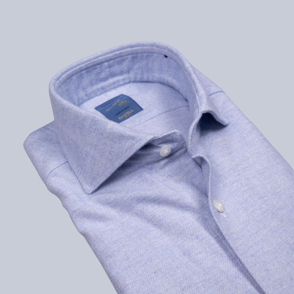 Light Blue Flannel Cutaway
